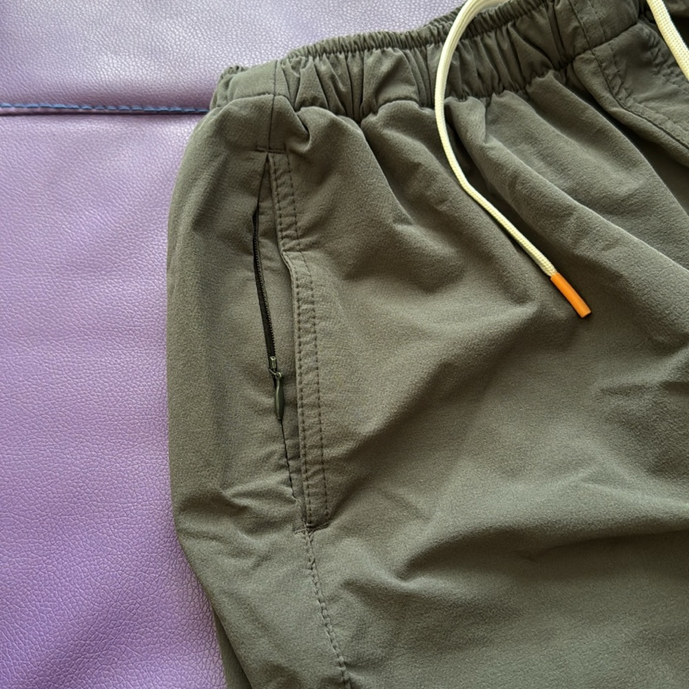 Gray Drawstring Athletic Shorts Spuds - image 3